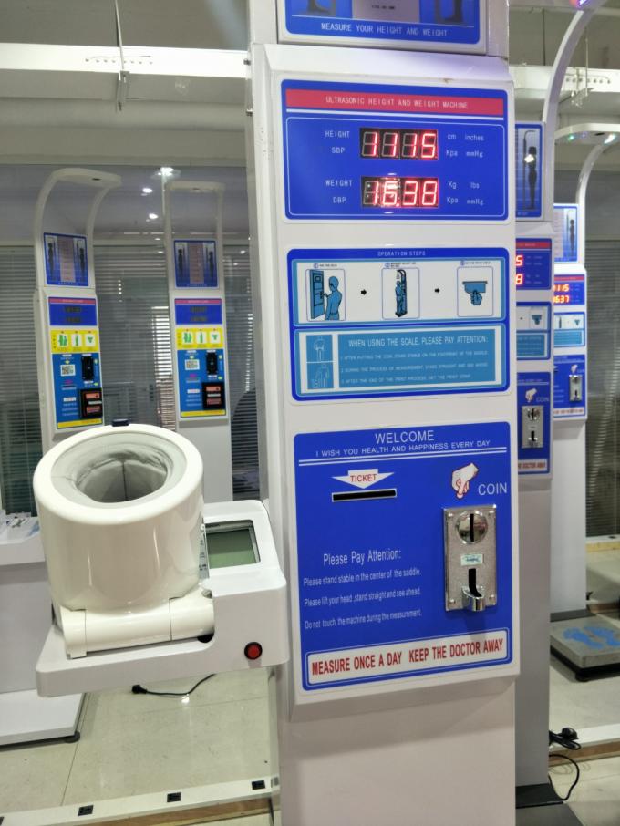Ультразвуковой/машина цифров веся эксплуатируемые монеткой клинические масштабы веса для больницы