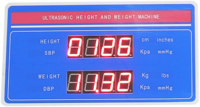 Вертикальная машина веса тела цифров, автомат масштаба веса с анализом Бми